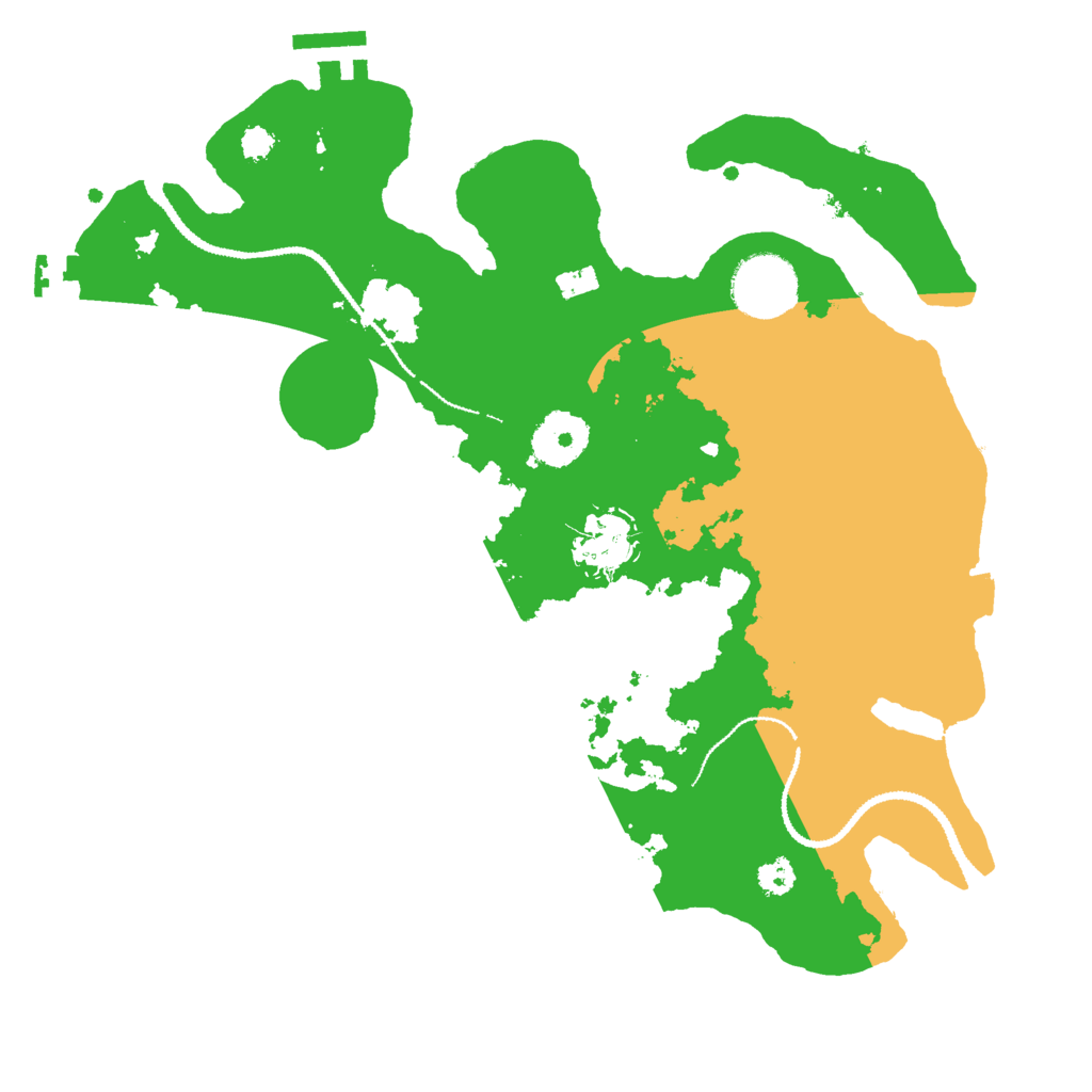 Biome Rust Map: Procedural Map, Size: 3000, Seed: 1013356869