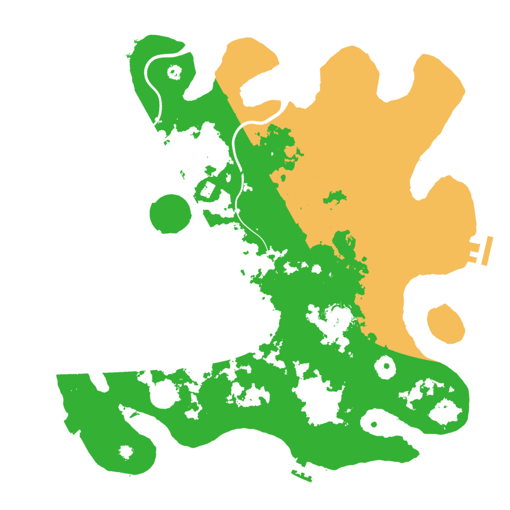 Biome Rust Map: Procedural Map, Size: 3500, Seed: 1062136406