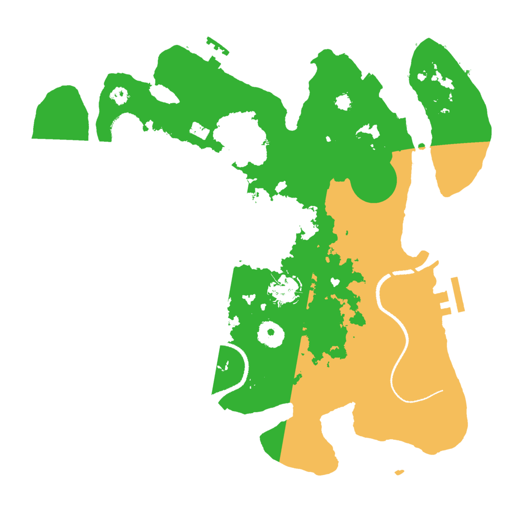 Biome Rust Map: Procedural Map, Size: 3000, Seed: 596693433