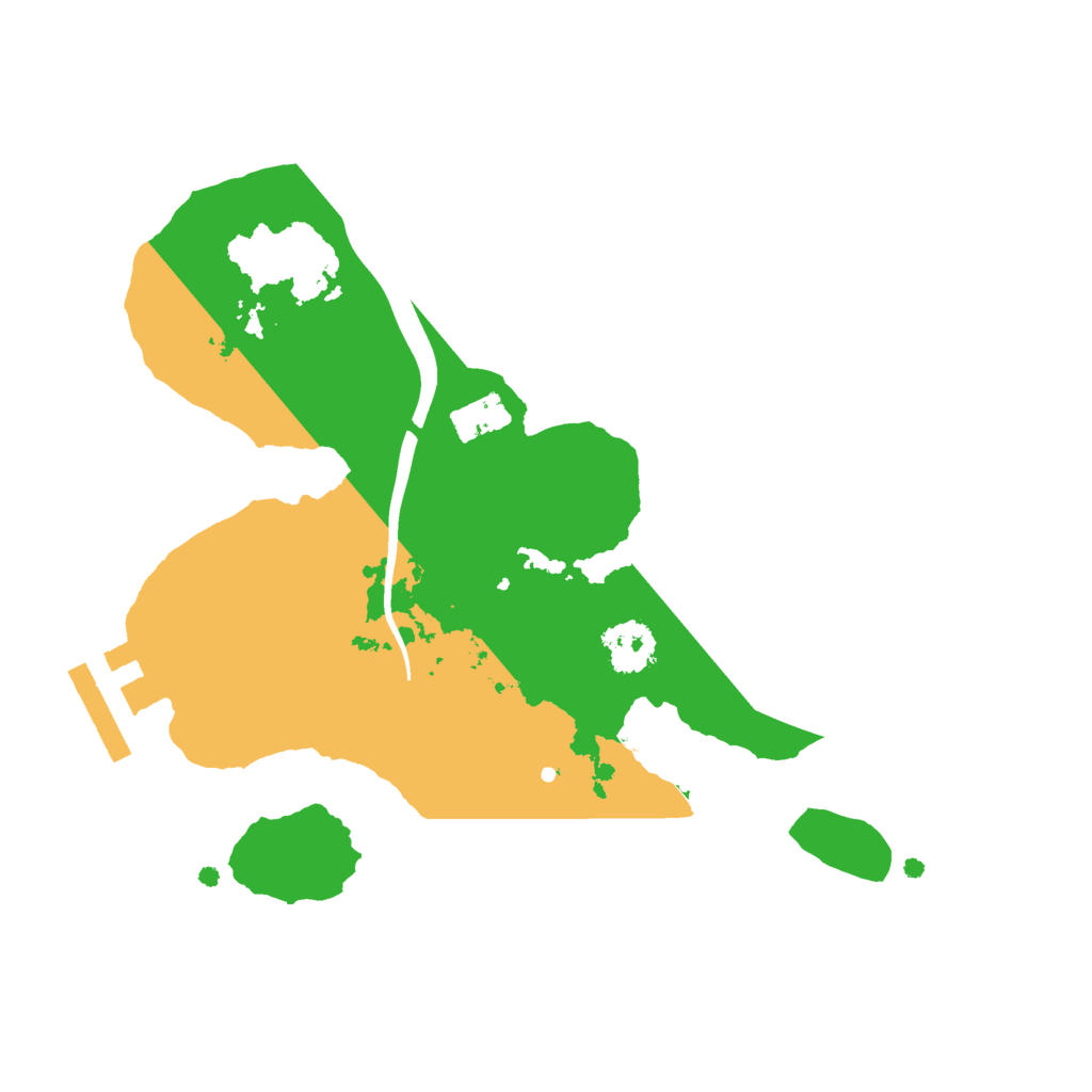 Biome Rust Map: Procedural Map, Size: 2150, Seed: 1234567890