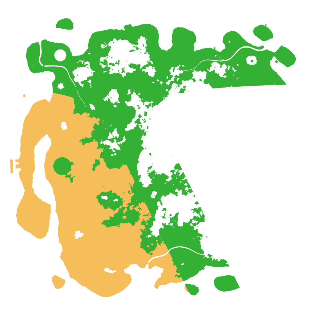 Biome Rust Map: Procedural Map, Size: 4750, Seed: 828507749