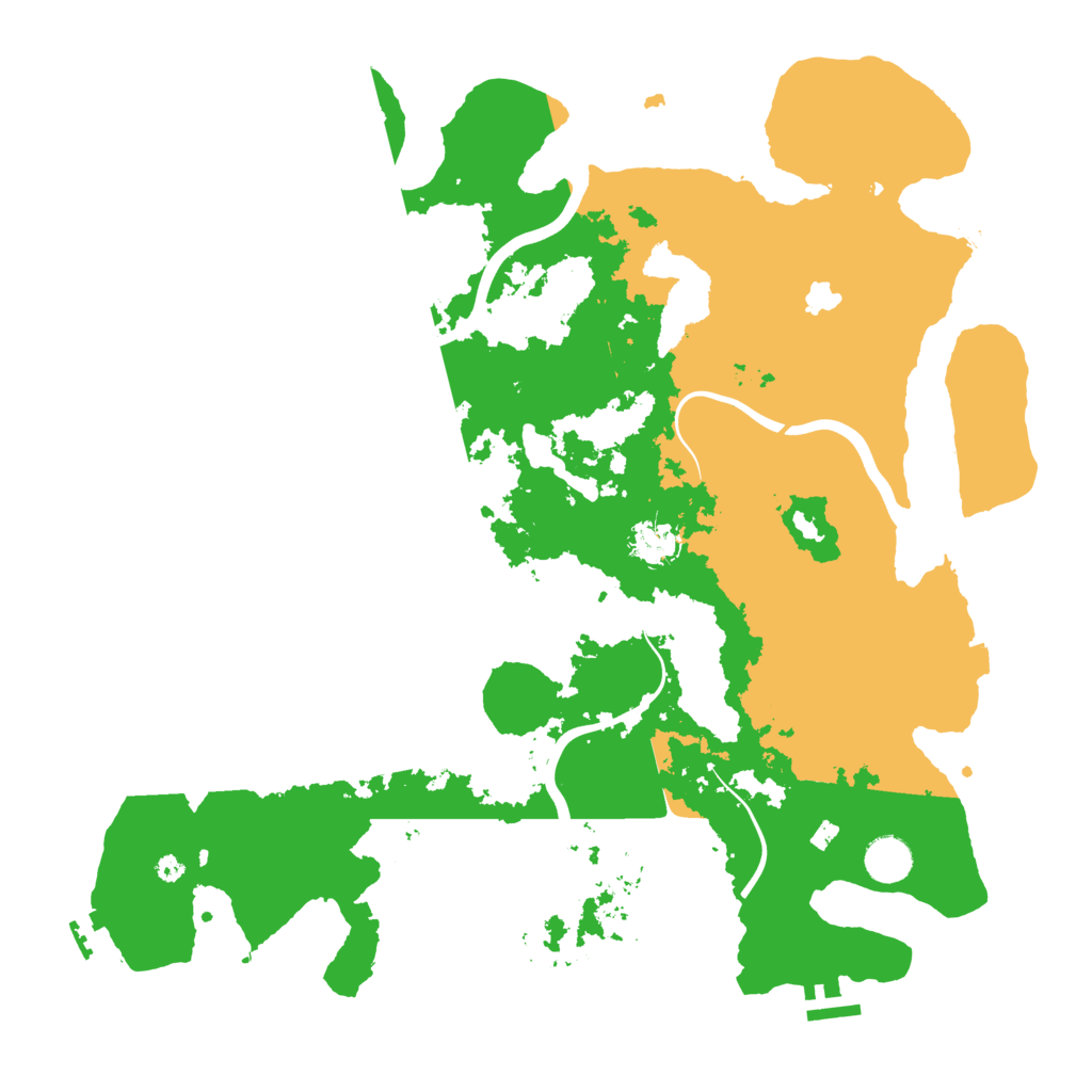 Biome Rust Map: Procedural Map, Size: 4096, Seed: 1020901196