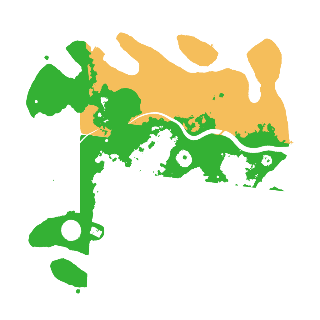 Biome Rust Map: Procedural Map, Size: 3000, Seed: 1089625105