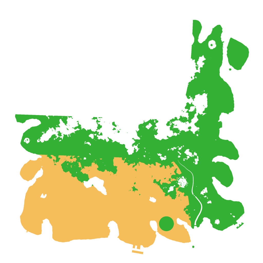 Biome Rust Map: Procedural Map, Size: 4700, Seed: 1765090701