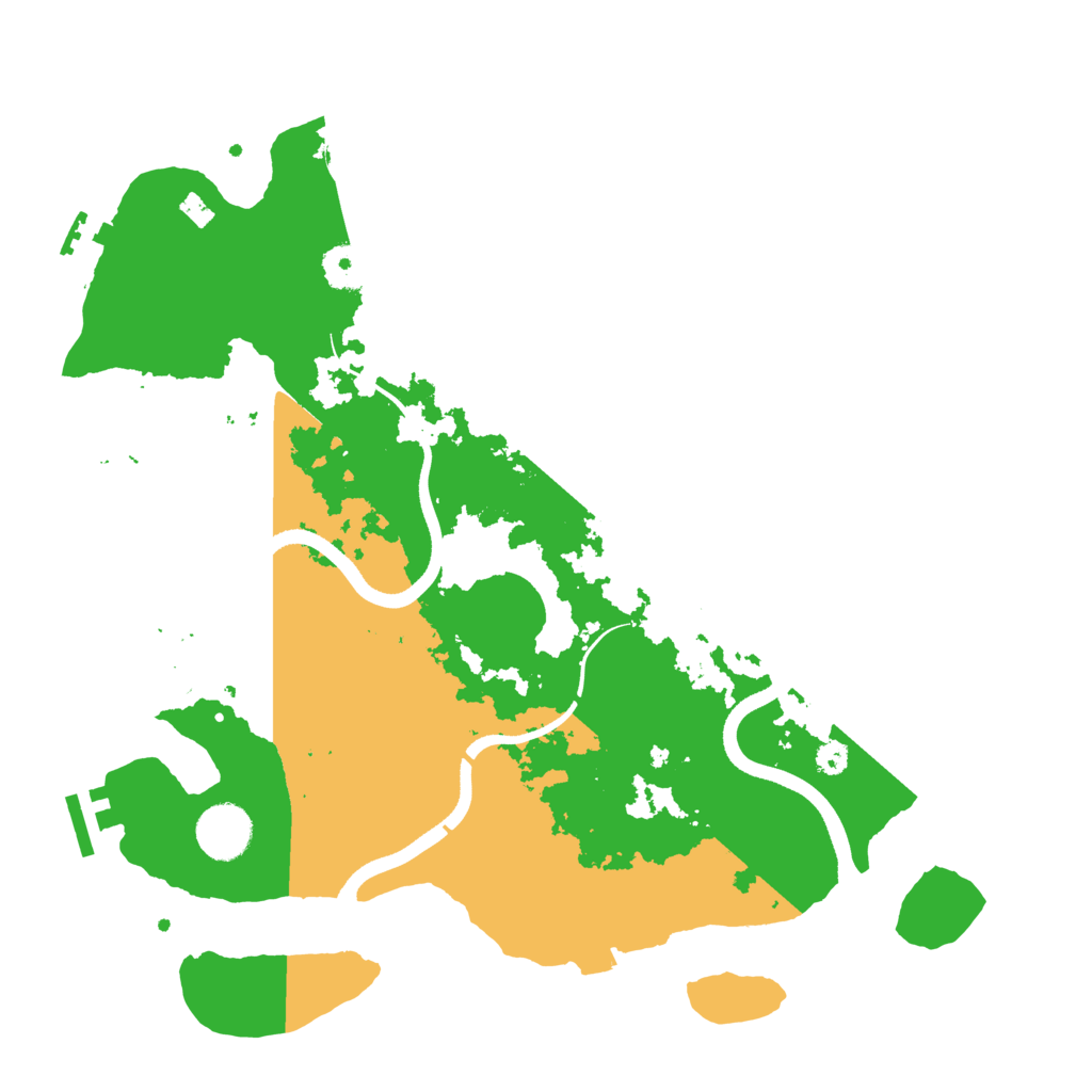 Biome Rust Map: Procedural Map, Size: 3500, Seed: 1493942114
