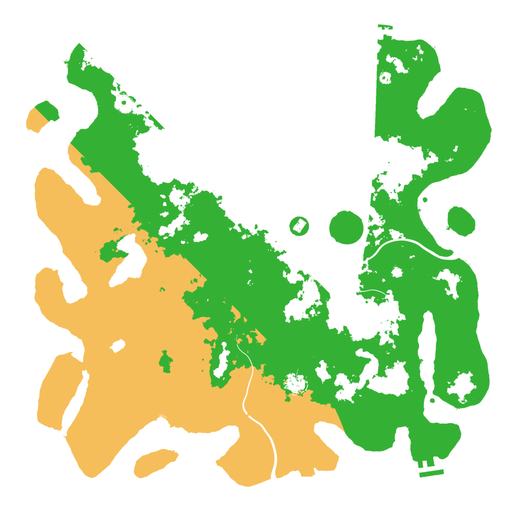 Biome Rust Map: Procedural Map, Size: 4250, Seed: 30458654