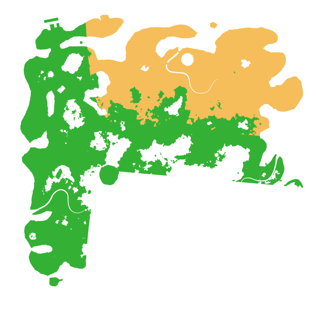 Biome Rust Map: Procedural Map, Size: 4500, Seed: 137138115