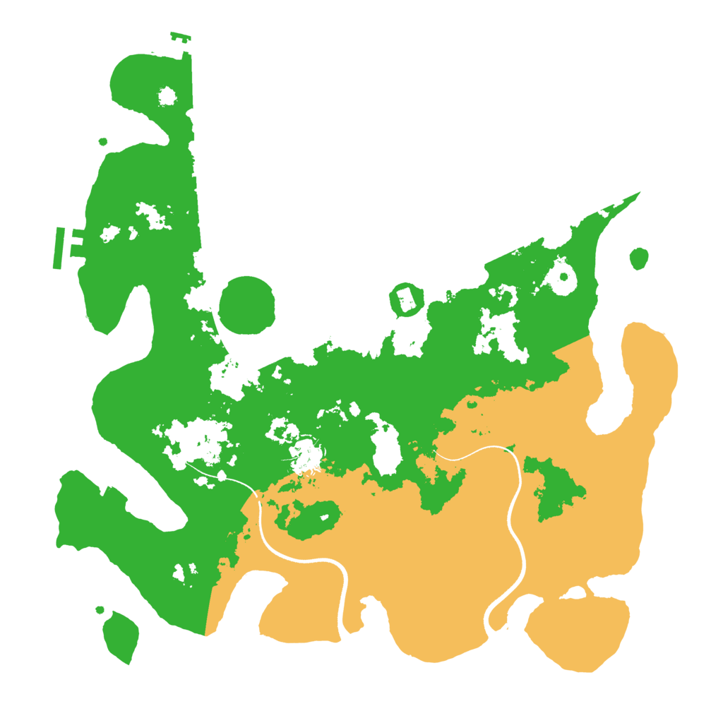 Biome Rust Map: Procedural Map, Size: 3500, Seed: 1797684285