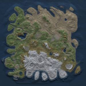 Thumbnail Rust Map: Procedural Map, Size: 4250, Seed: 9102020, 14 Monuments