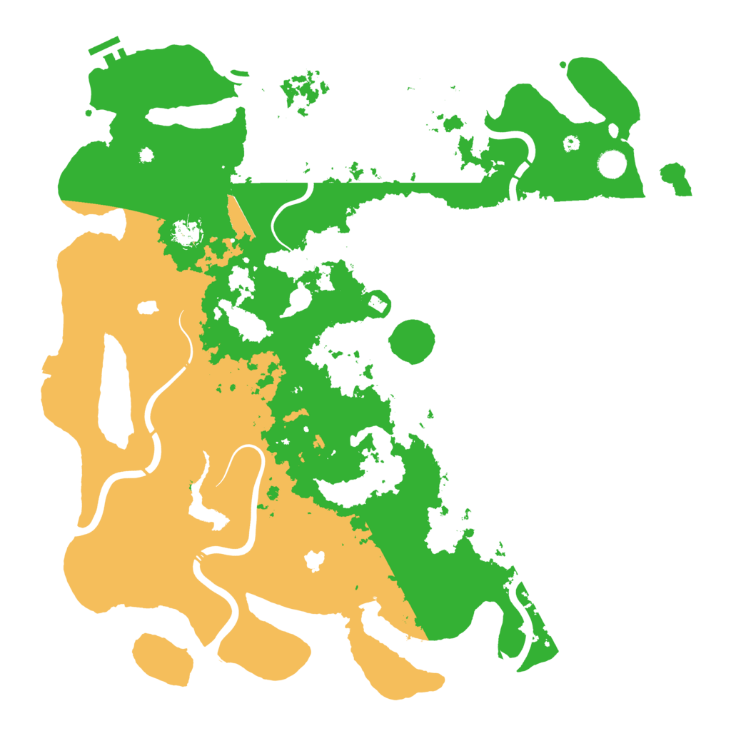 Biome Rust Map: Procedural Map, Size: 4500, Seed: 1149599270