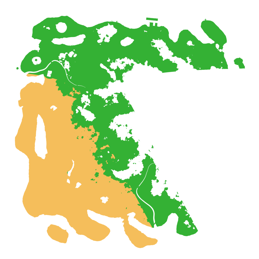 Biome Rust Map: Procedural Map, Size: 4500, Seed: 1149599270