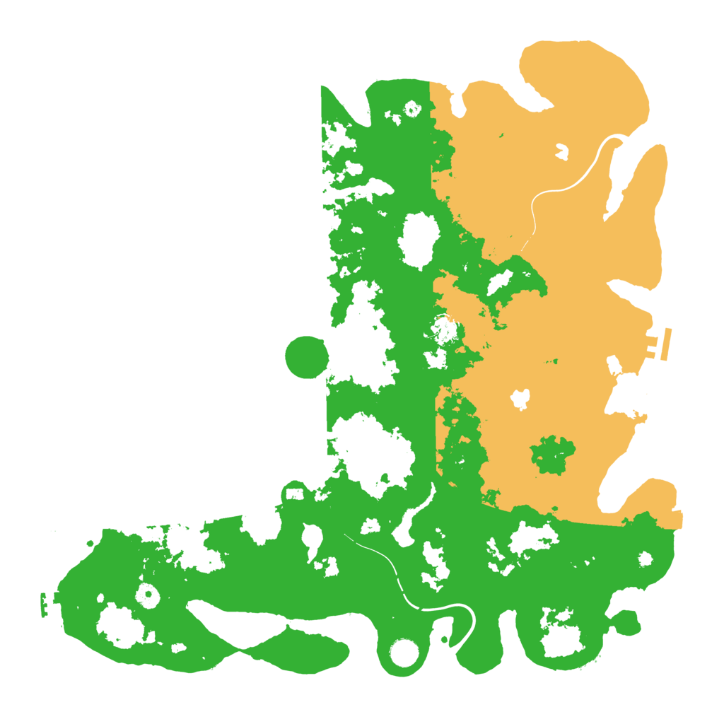 Biome Rust Map: Procedural Map, Size: 4500, Seed: 442867138