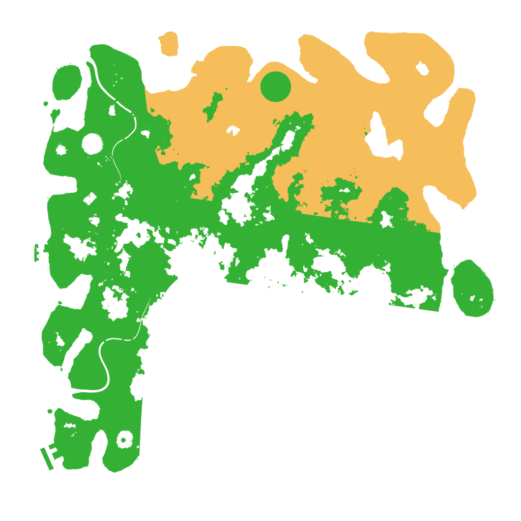 Biome Rust Map: Procedural Map, Size: 4500, Seed: 1982739325