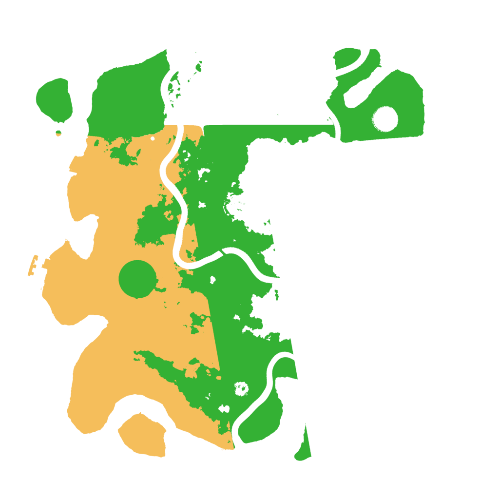 Biome Rust Map: Procedural Map, Size: 3500, Seed: 528029736