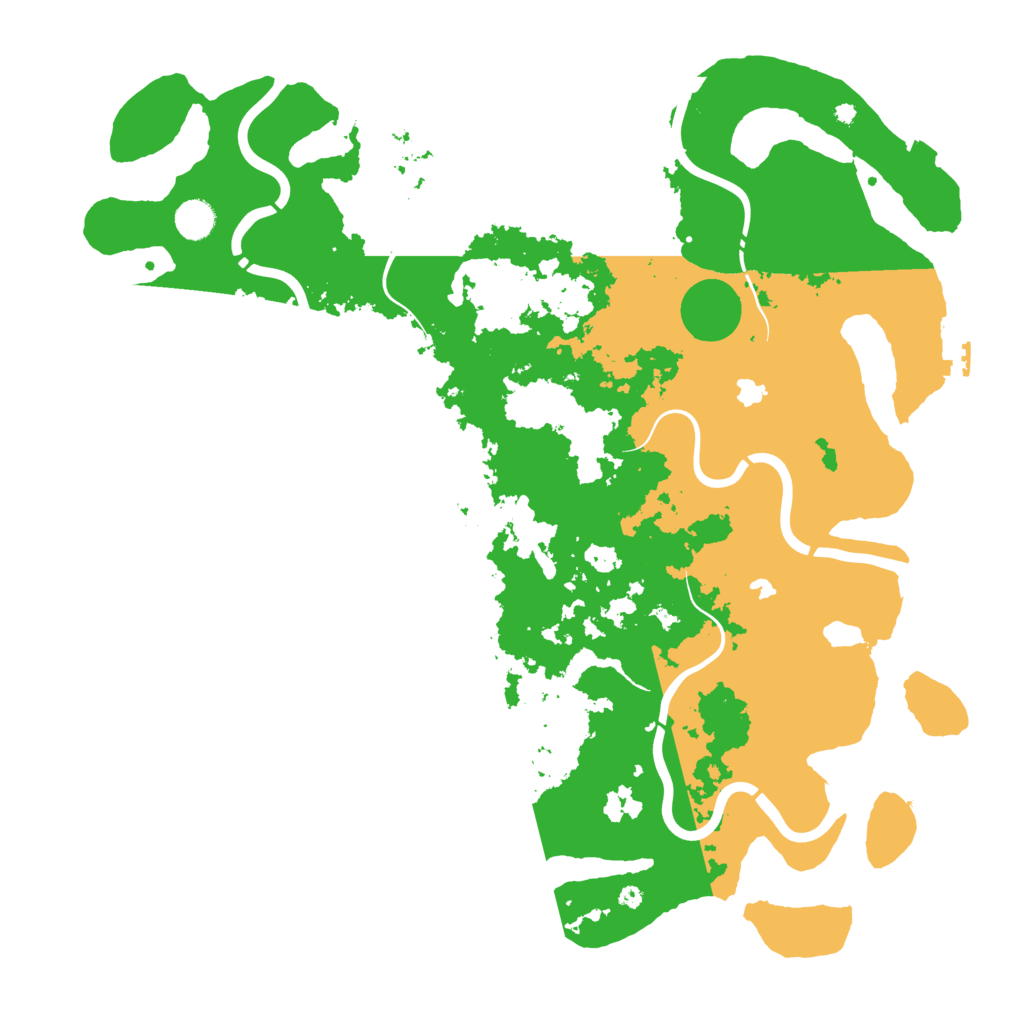 Biome Rust Map: Procedural Map, Size: 4500, Seed: 1866839338
