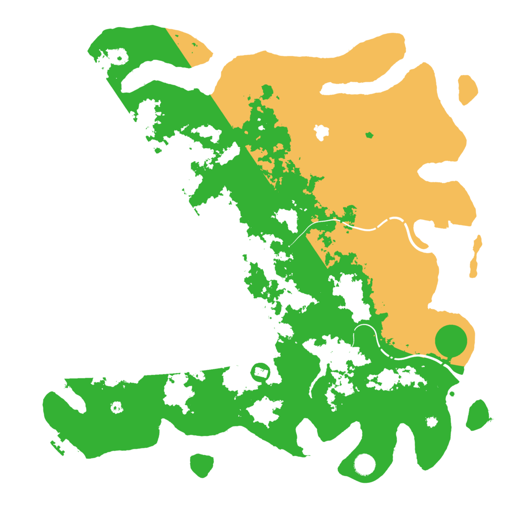 Biome Rust Map: Procedural Map, Size: 4250, Seed: 844728571