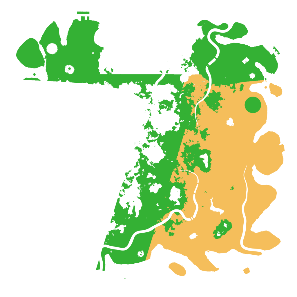 Biome Rust Map: Procedural Map, Size: 4800, Seed: 52022060