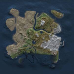 Thumbnail Rust Map: Procedural Map, Size: 2800, Seed: 509368049, 11 Monuments
