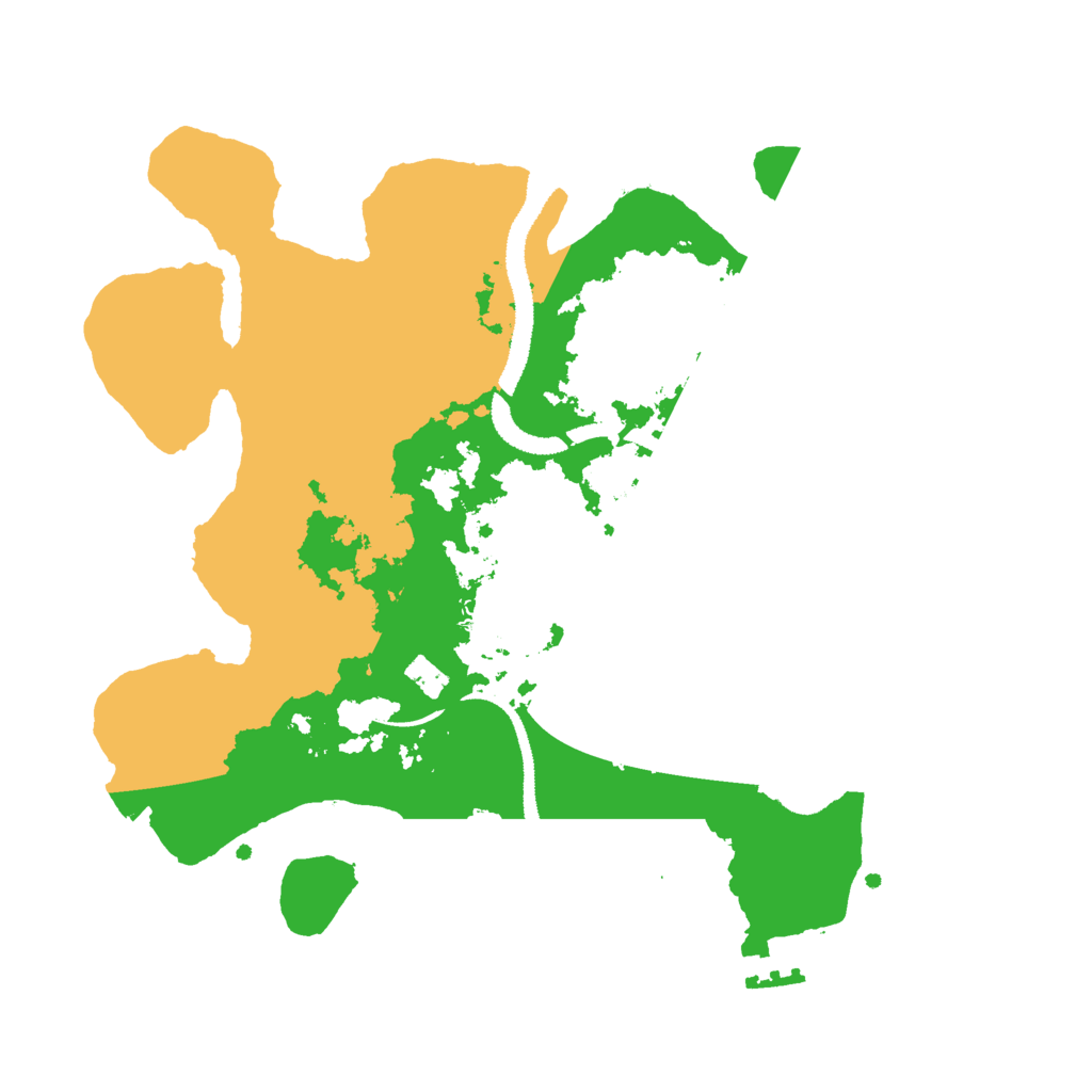 Biome Rust Map: Procedural Map, Size: 2800, Seed: 509368049