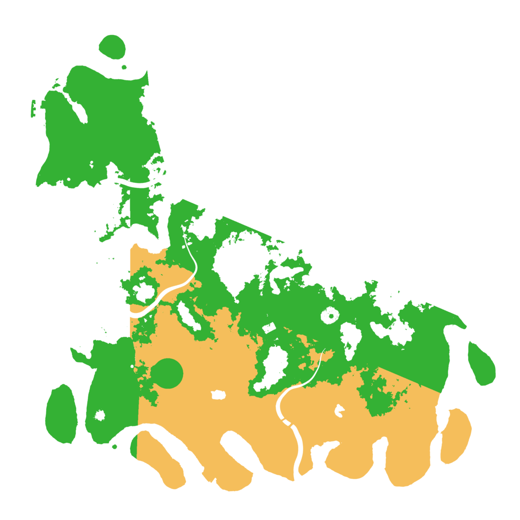 Biome Rust Map: Procedural Map, Size: 4500, Seed: 333890459