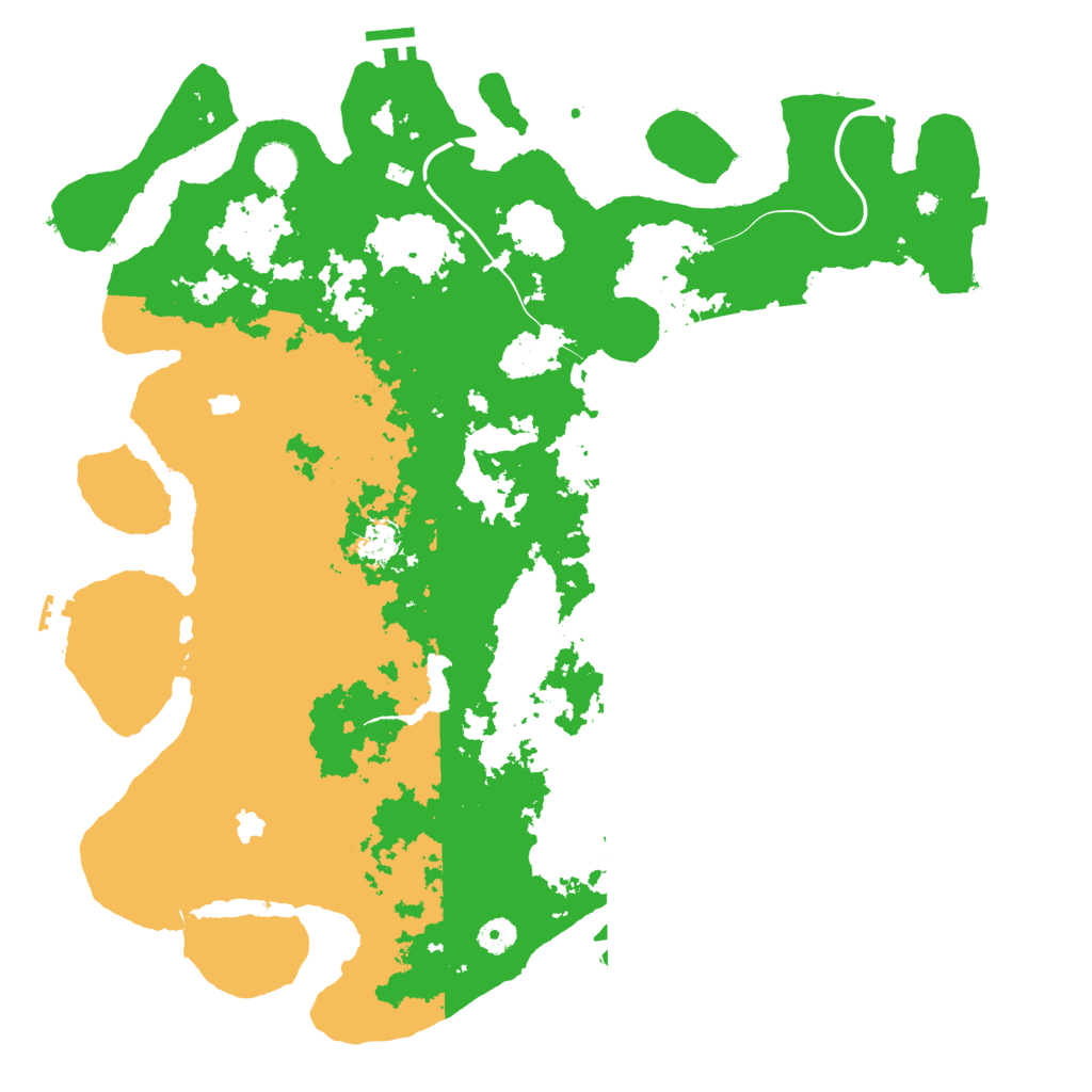 Biome Rust Map: Procedural Map, Size: 4500, Seed: 1271792167