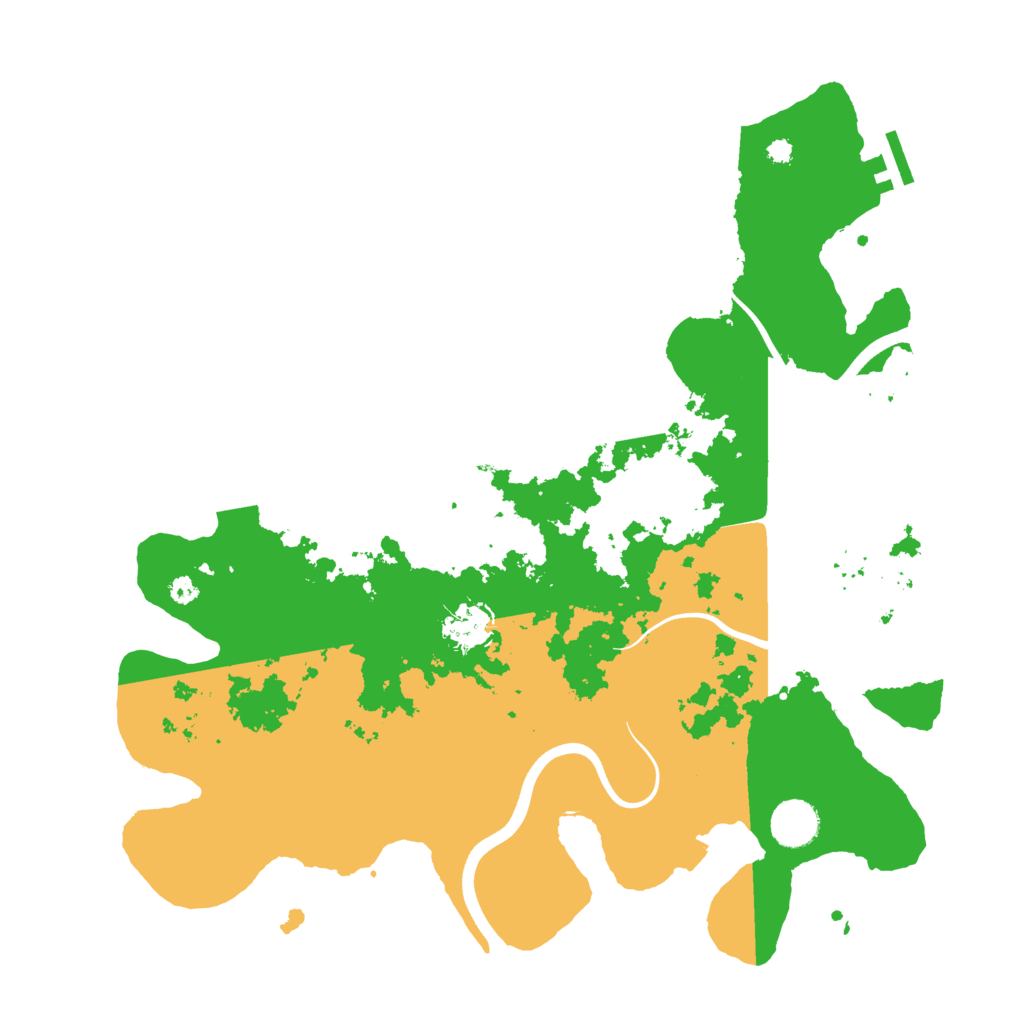 Biome Rust Map: Procedural Map, Size: 3750, Seed: 854665204
