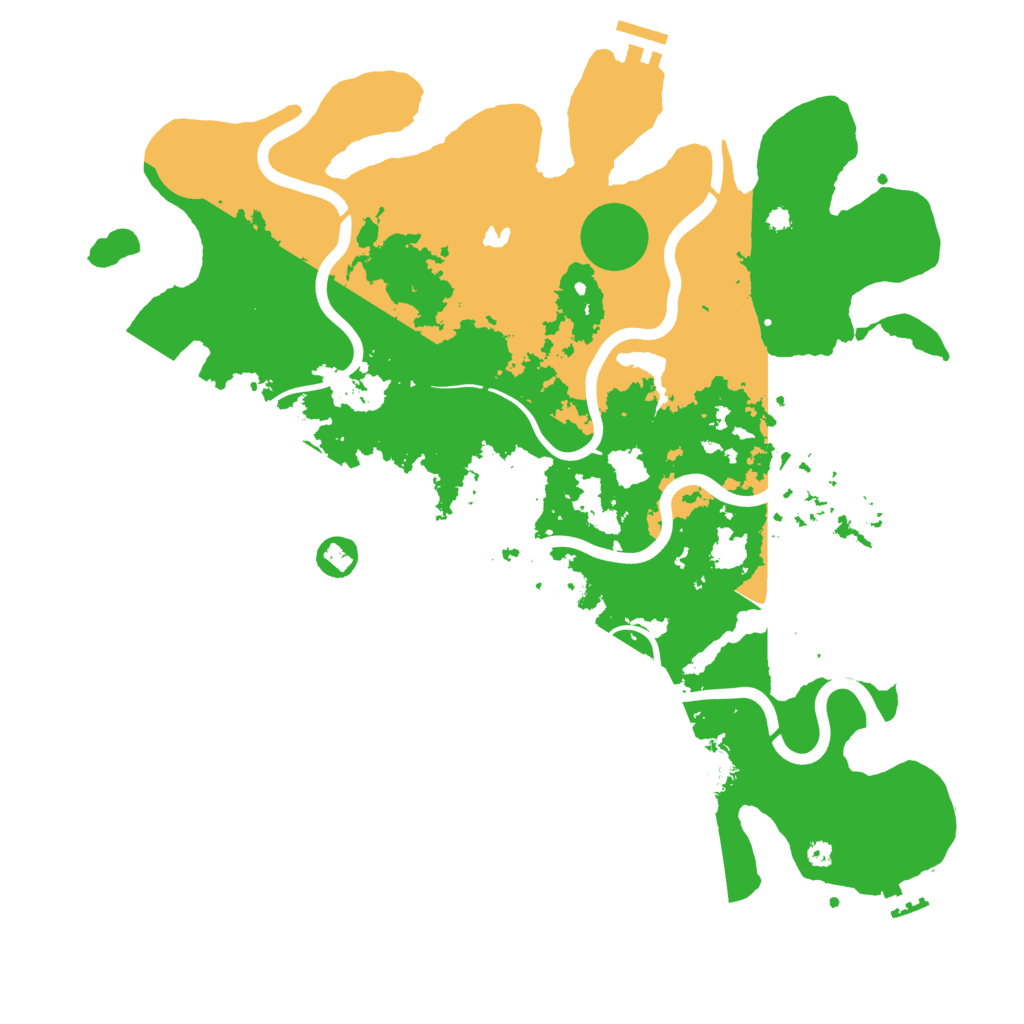 Biome Rust Map: Procedural Map, Size: 4000, Seed: 28504497