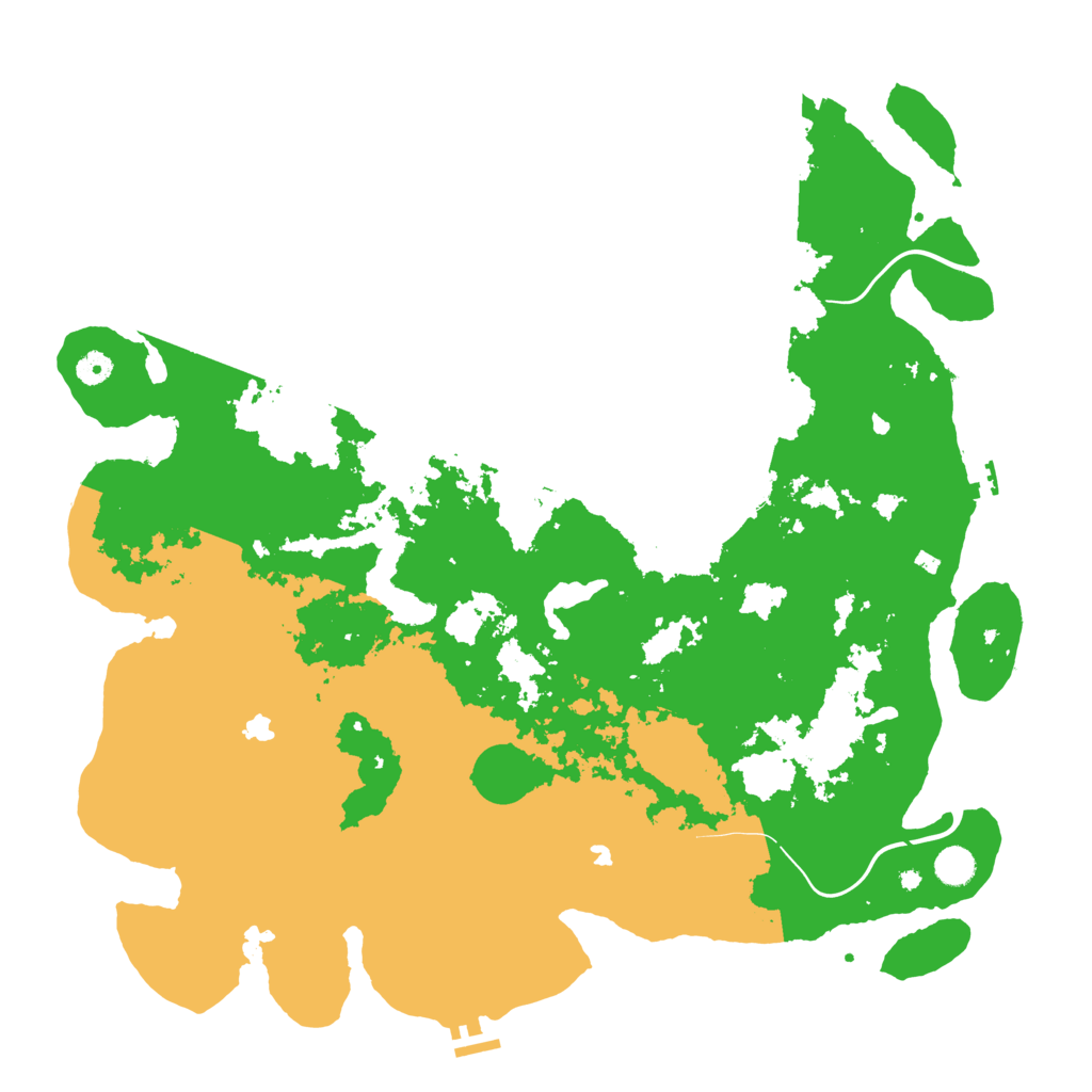 Biome Rust Map: Procedural Map, Size: 4800, Seed: 204992226