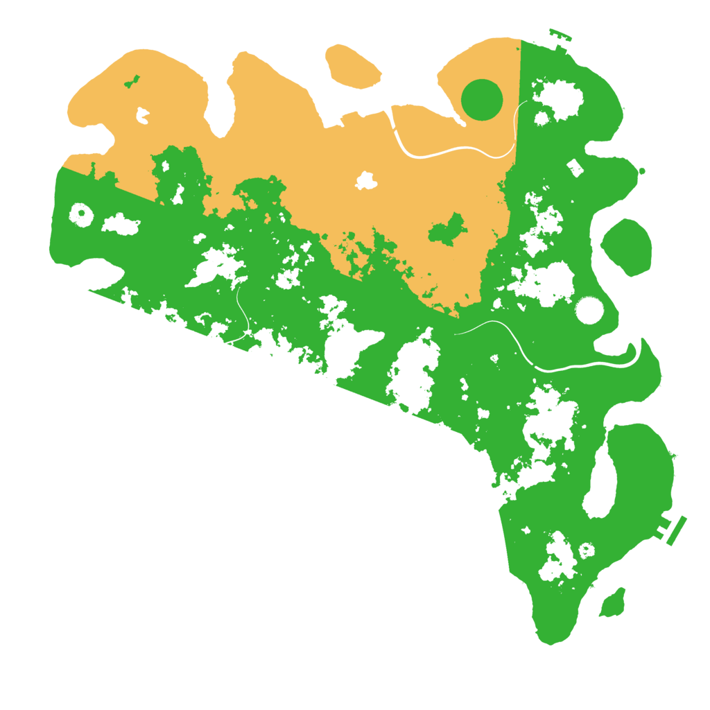 Biome Rust Map: Procedural Map, Size: 4500, Seed: 2064632025