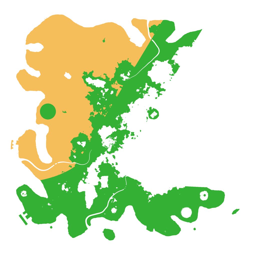 Biome Rust Map: Procedural Map, Size: 4250, Seed: 9523456