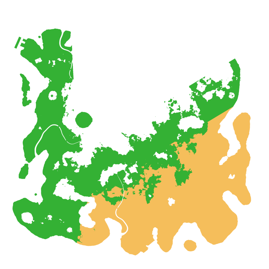 Biome Rust Map: Procedural Map, Size: 4500, Seed: 159917042