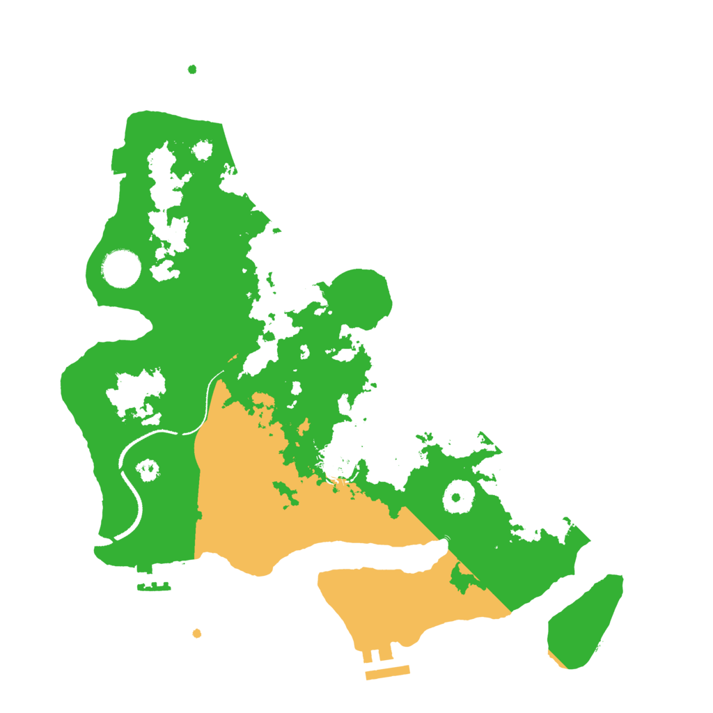 Biome Rust Map: Procedural Map, Size: 3250, Seed: 35