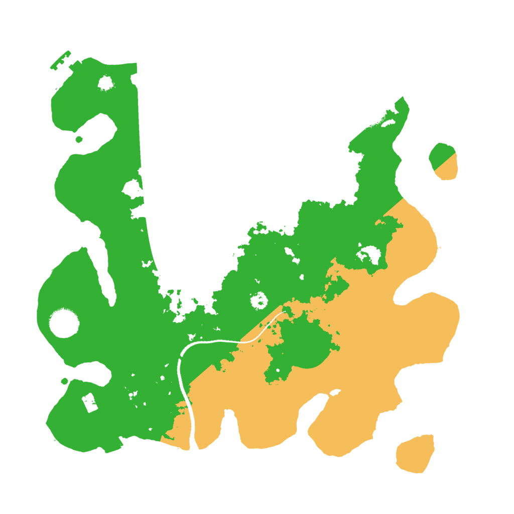 Biome Rust Map: Procedural Map, Size: 3095, Seed: 1403823284