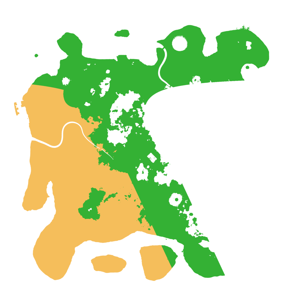 Biome Rust Map: Procedural Map, Size: 3500, Seed: 1773208292