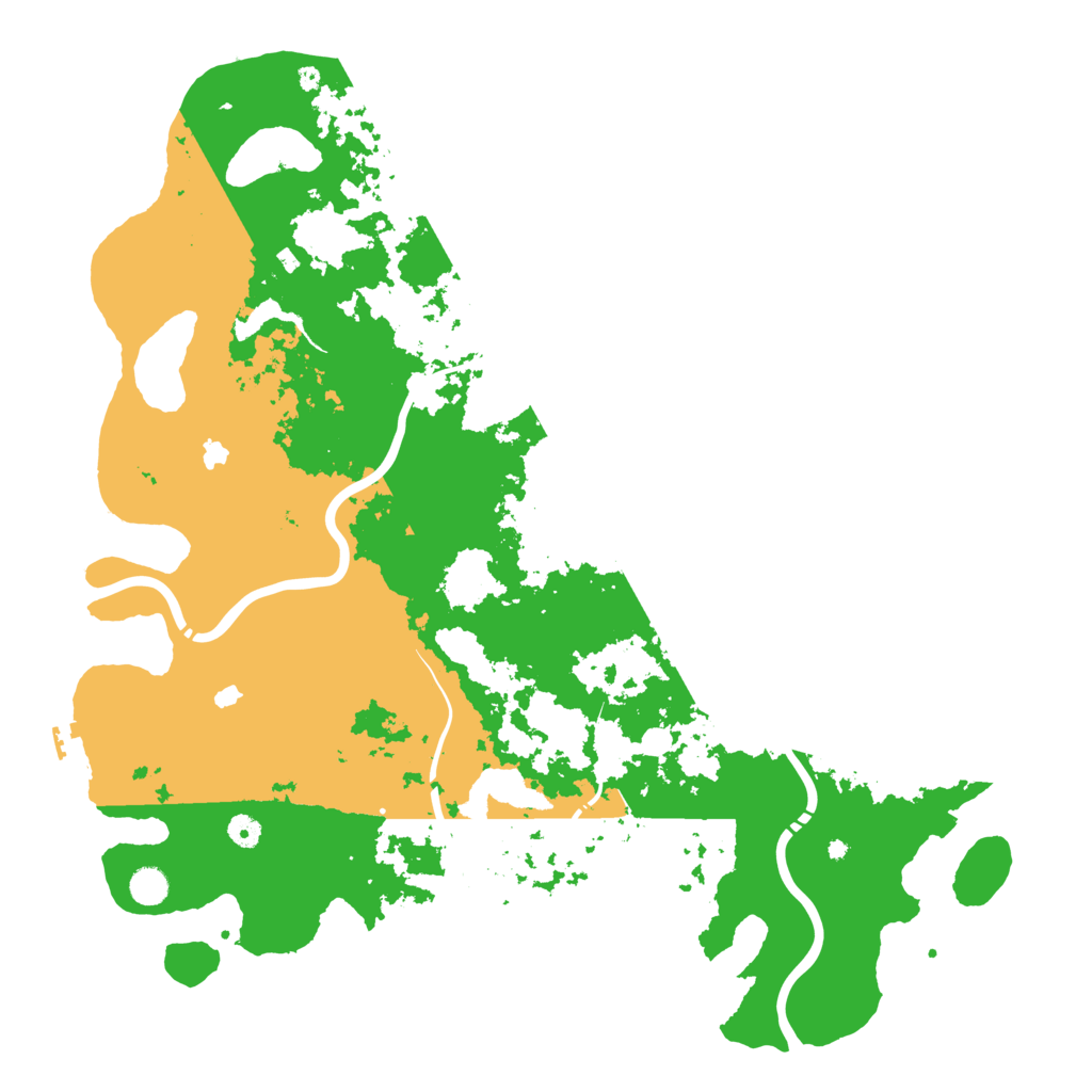 Biome Rust Map: Procedural Map, Size: 5000, Seed: 3042025