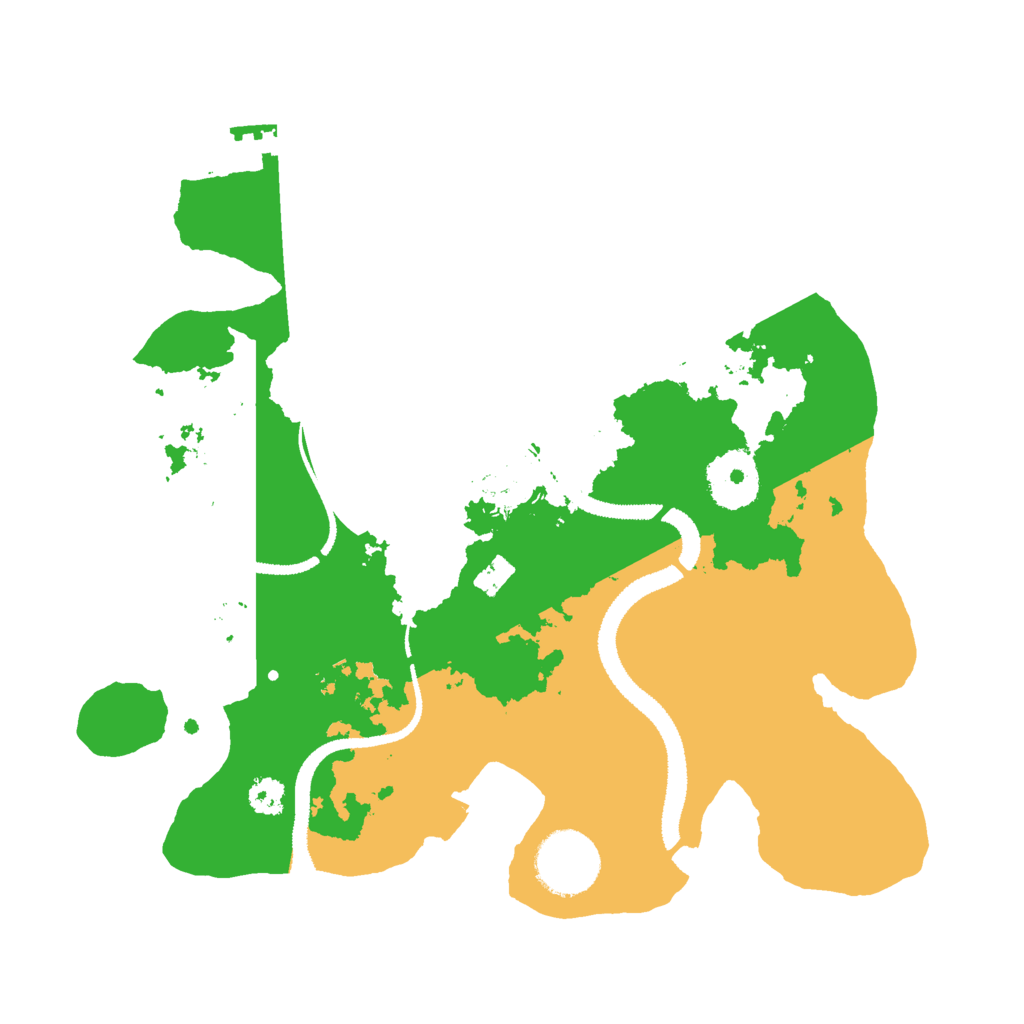 Biome Rust Map: Procedural Map, Size: 2800, Seed: 12993