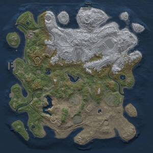 Thumbnail Rust Map: Procedural Map, Size: 4250, Seed: 970426395, 16 Monuments