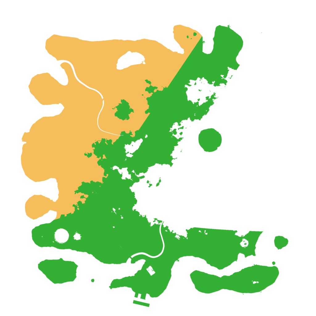 Biome Rust Map: Procedural Map, Size: 3850, Seed: 1102841452