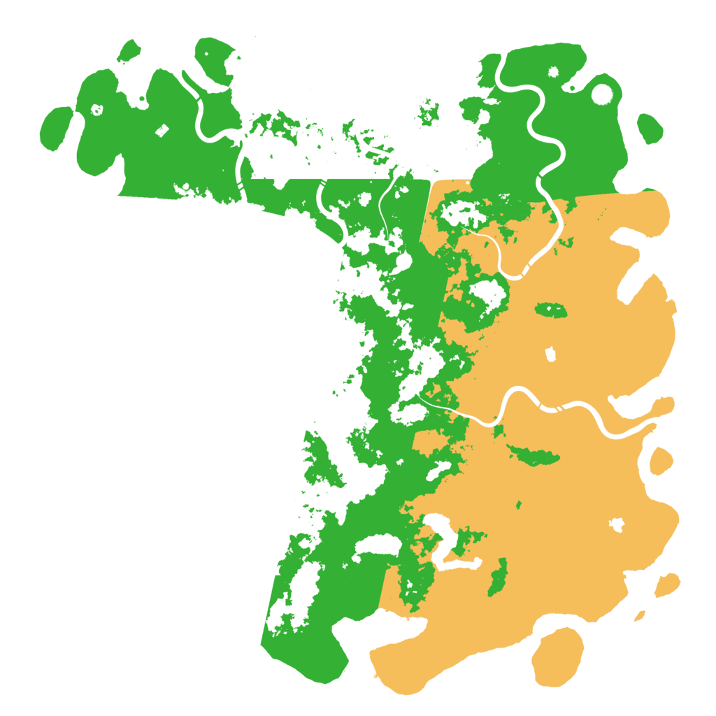 Biome Rust Map: Procedural Map, Size: 6000, Seed: 1168157792