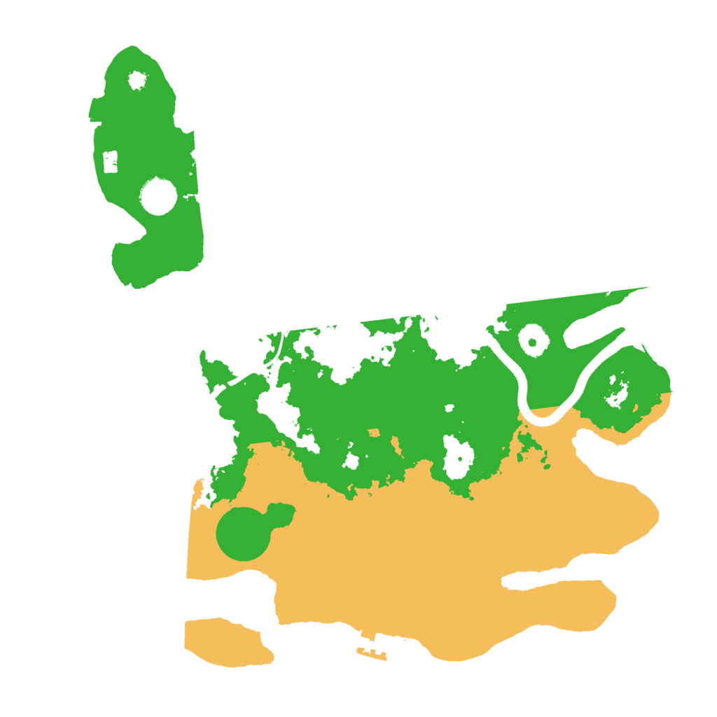 Biome Rust Map: Procedural Map, Size: 3500, Seed: 841577963