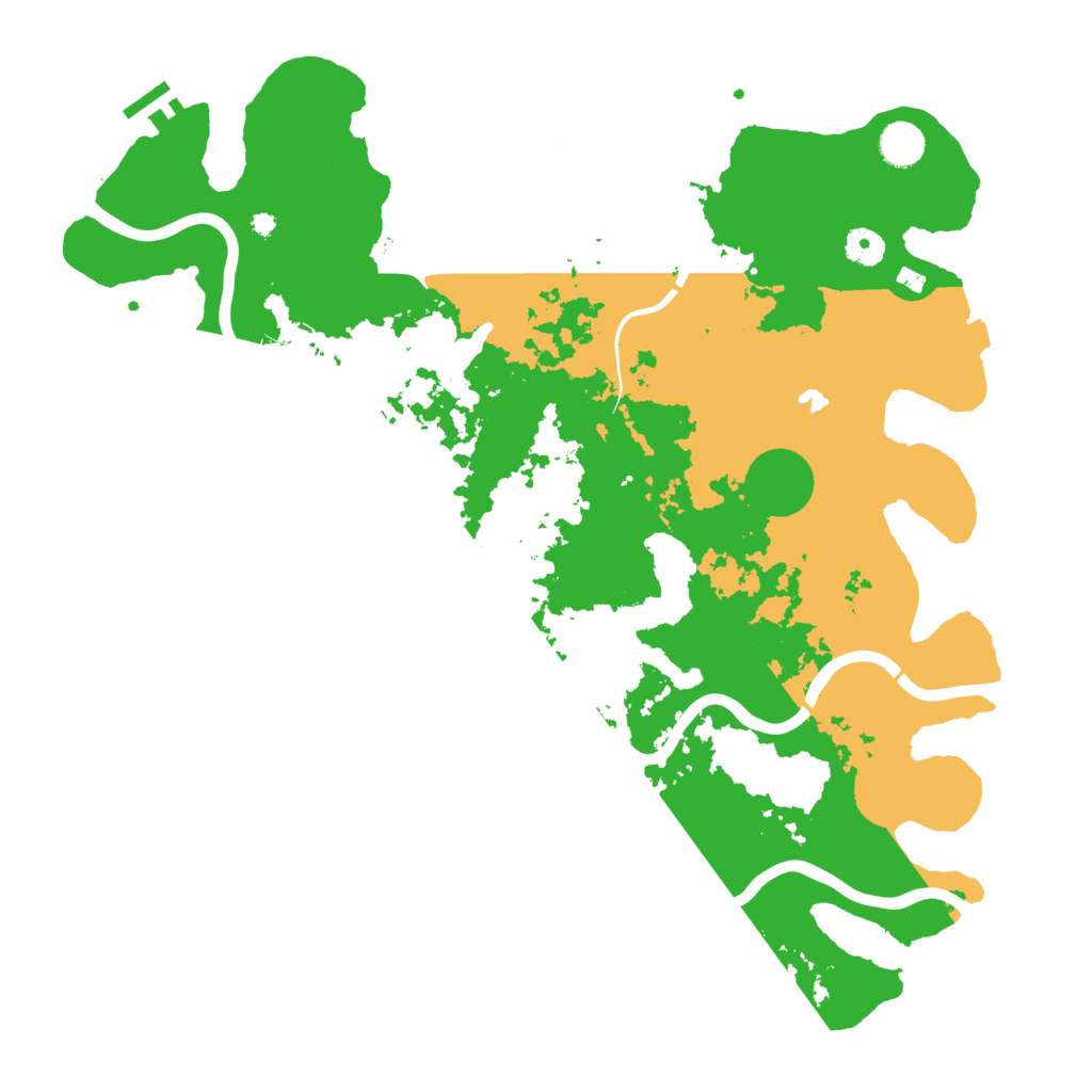 Biome Rust Map: Procedural Map, Size: 4250, Seed: 387440099