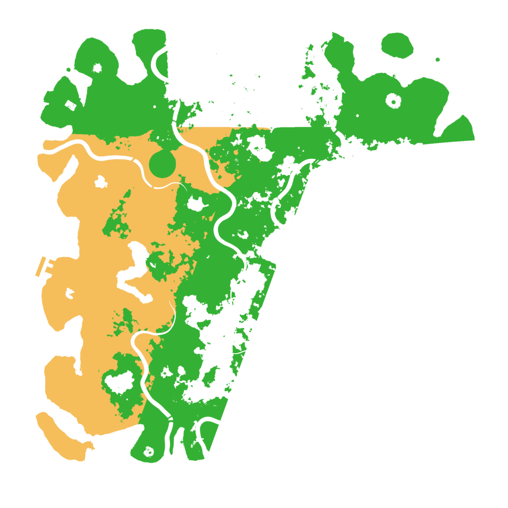 Biome Rust Map: Procedural Map, Size: 5000, Seed: 15779475