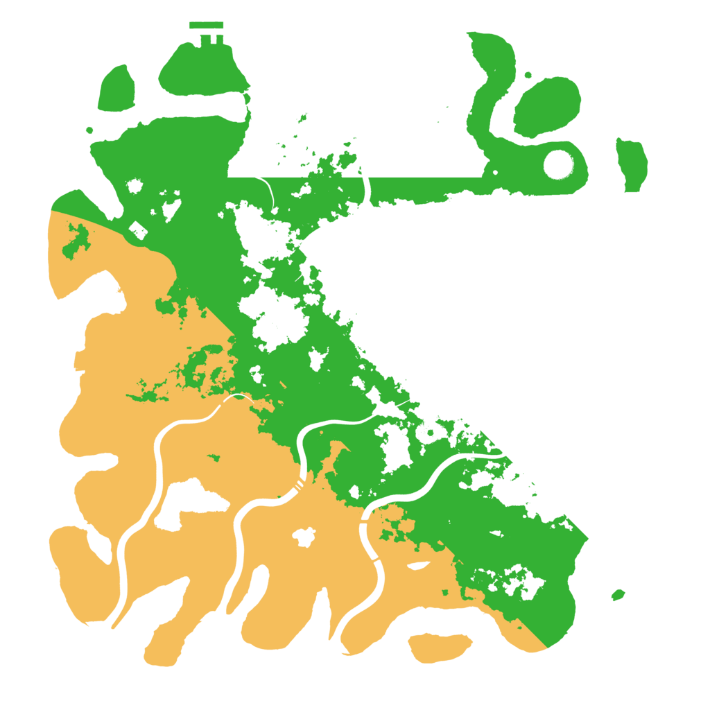 Biome Rust Map: Procedural Map, Size: 4250, Seed: 8642597
