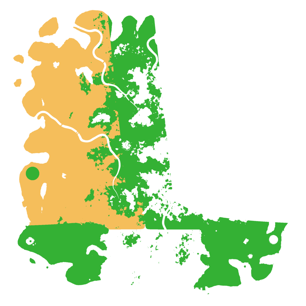Biome Rust Map: Procedural Map, Size: 6000, Seed: 34252112