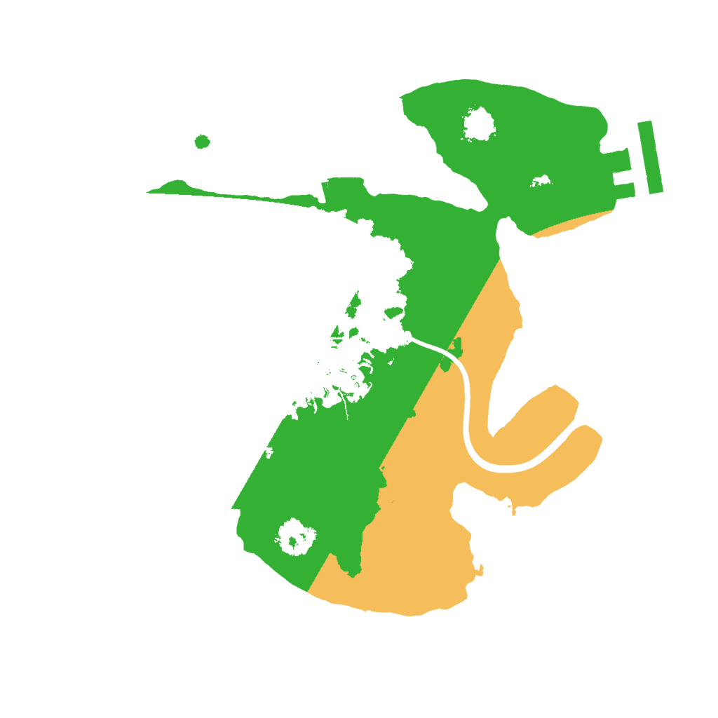 Biome Rust Map: Procedural Map, Size: 2000, Seed: 154824530