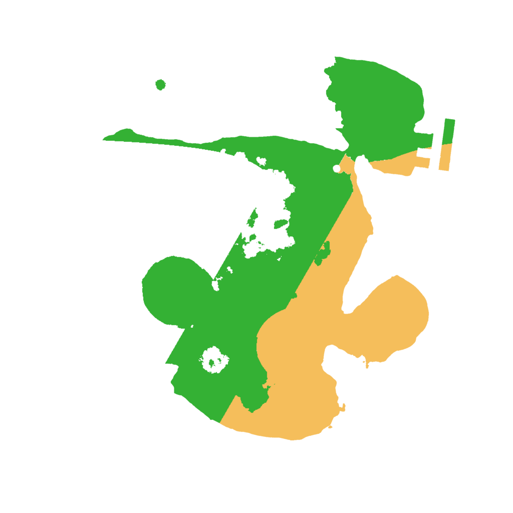 Biome Rust Map: Procedural Map, Size: 2000, Seed: 154824530