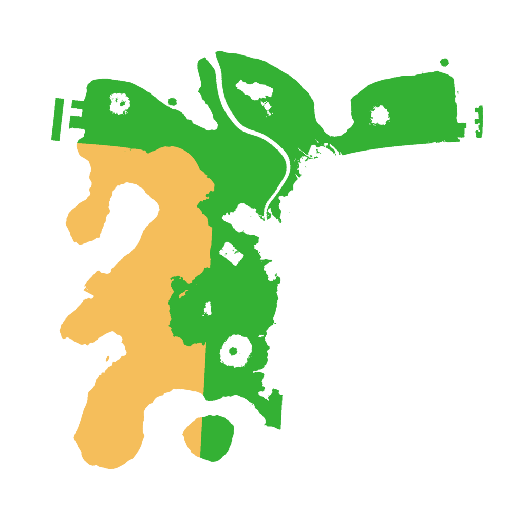 Biome Rust Map: Procedural Map, Size: 2500, Seed: 810069062
