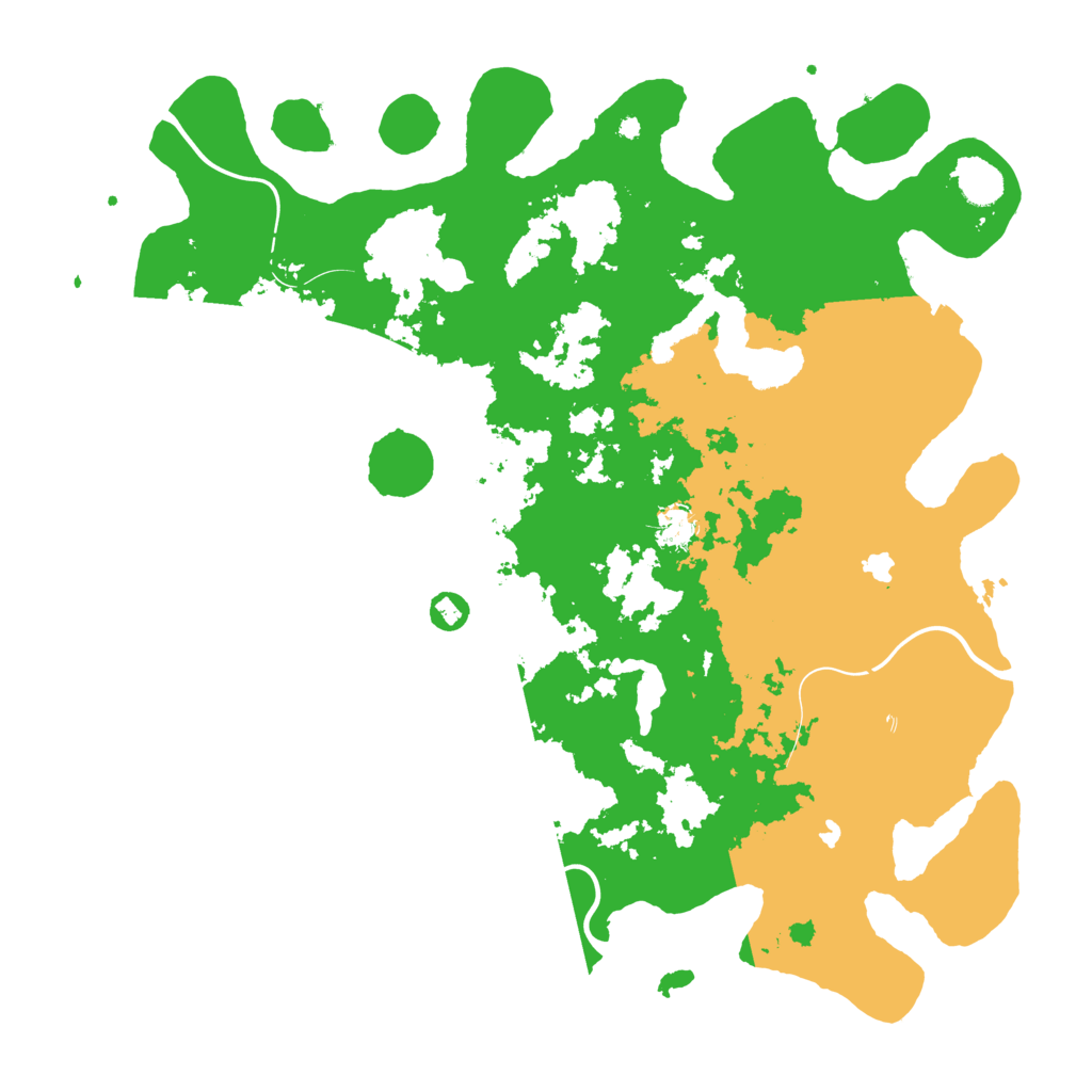 Biome Rust Map: Procedural Map, Size: 4500, Seed: 1896
