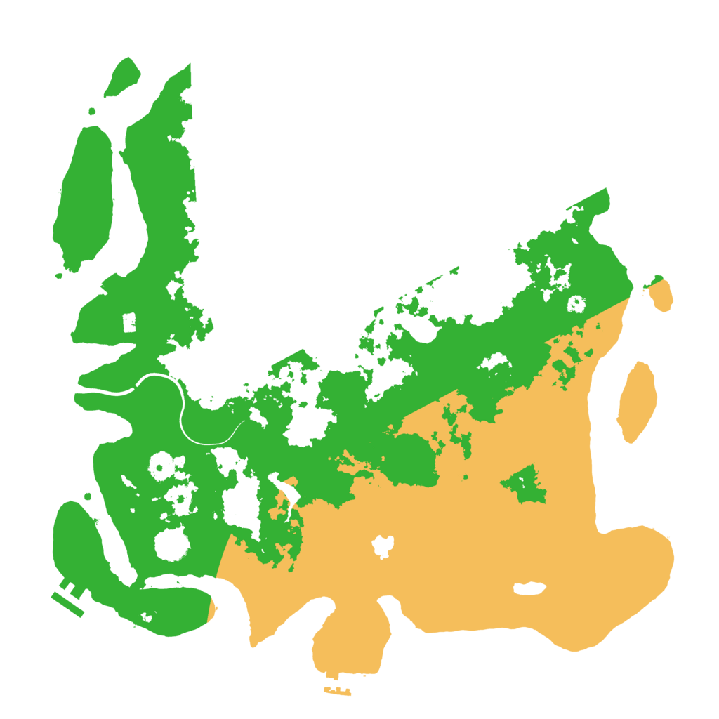 Biome Rust Map: Procedural Map, Size: 4000, Seed: 420251