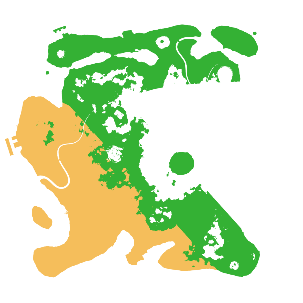 Biome Rust Map: Procedural Map, Size: 3500, Seed: 41226624